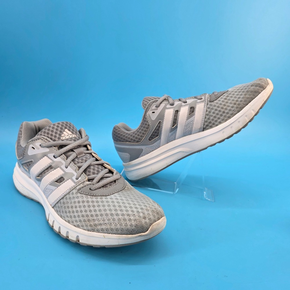 Adidas Duramo 7 Running Shoes Womens 8 Grey White AF5568 Adiprene Supercloud